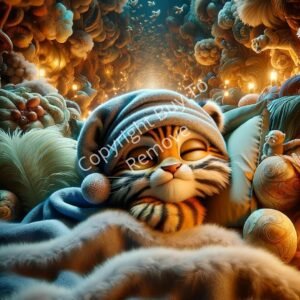 Wallpaper Your Baby Tiger Sleepy