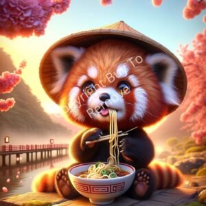 Wallpaper Your Baby Red Panda Ramen Lover