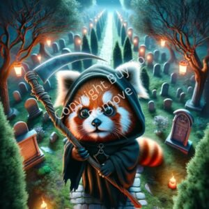 Wallpaper Your Baby Red Panda Grim Reaper