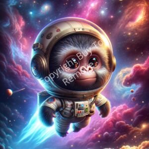 Wallpaper Your Baby Monkey Space