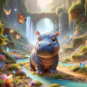 Wallpaper Your Baby Hippo Bridge