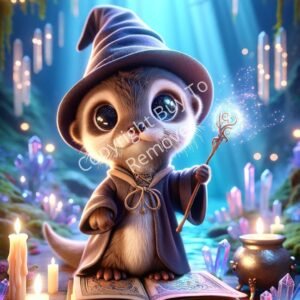 Wallpaper Your Baby Otter Wizard